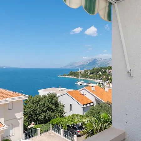 Vera I Ciro Novak, Sea View And Free Parking Brela