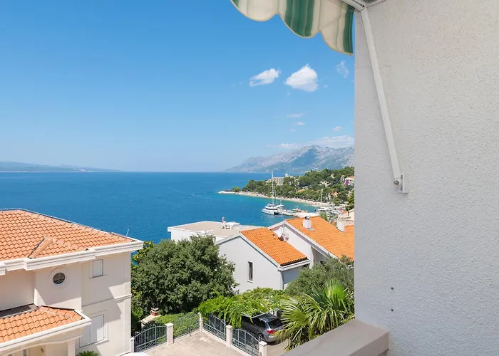 Vera I Ciro Novak, Sea View And Free Parking Brela